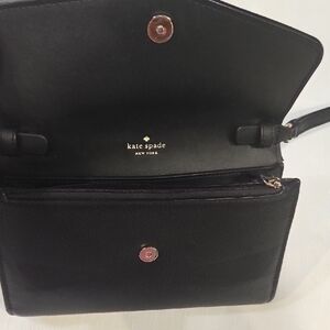 Kate Spade Black Leather Crossbody Bag